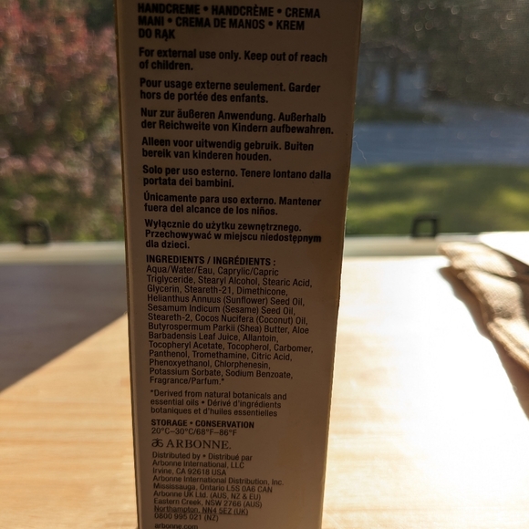 Arbonne Shea Butter Hand cream - Picture 2 of 3